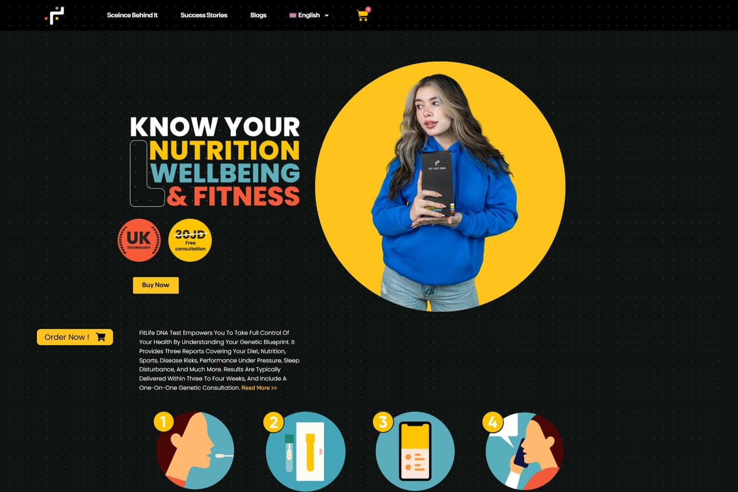 FitLife DNA website